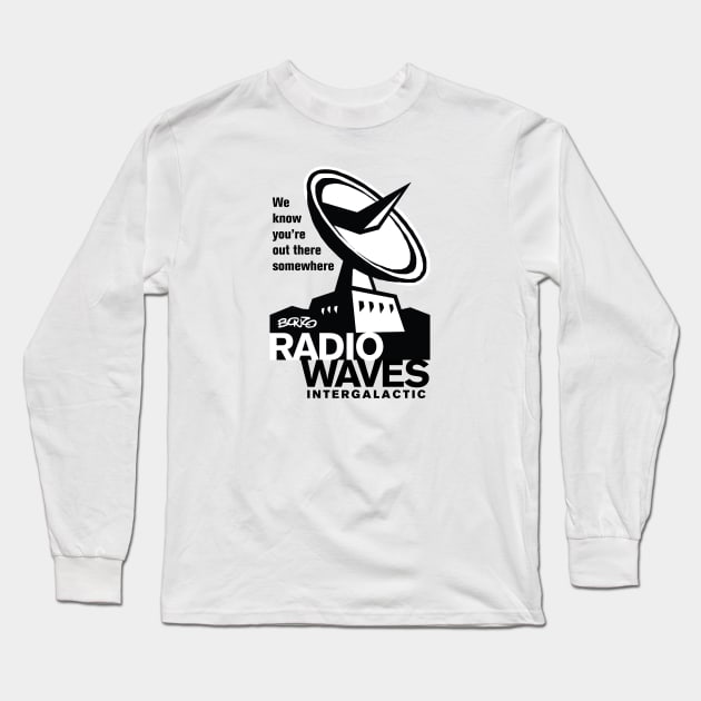 Radio Waves - 1 Long Sleeve T-Shirt by BonzoTee